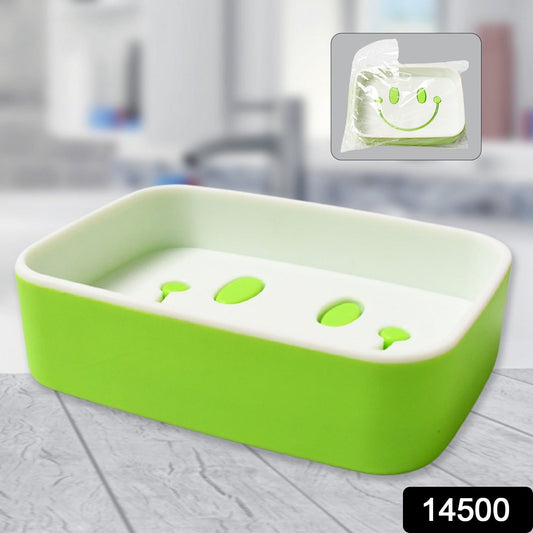Portable Travel Soap Dish Box β Cute Cartoon Smile Face Draining Container