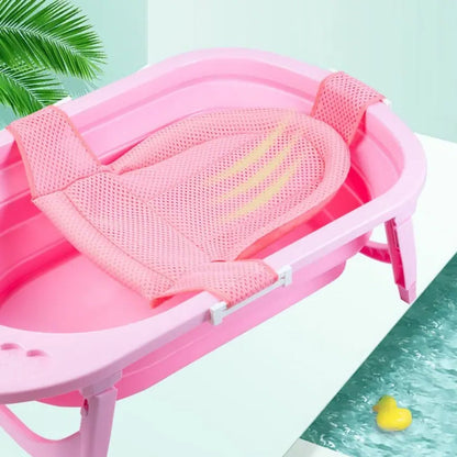 Anti-Slip Baby Bath Seat – Infant Bathtub Safety Chair for Newborns & Toddlers, Hands-Free Bathing (1 Pc)