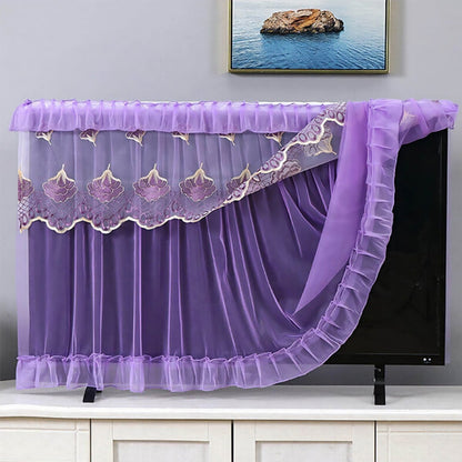 Anti-Static TV Dust Cover Cloth – Elastic Fit Screen Protector for 32-Inch LED TVs, Indoor Protection (1 Pc)
