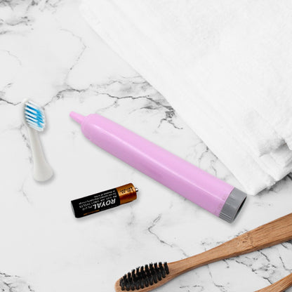 Battery-Operated Electric Toothbrush – Replaceable Head, Effective Plaque Removal for Home & Travel (1 Pc)