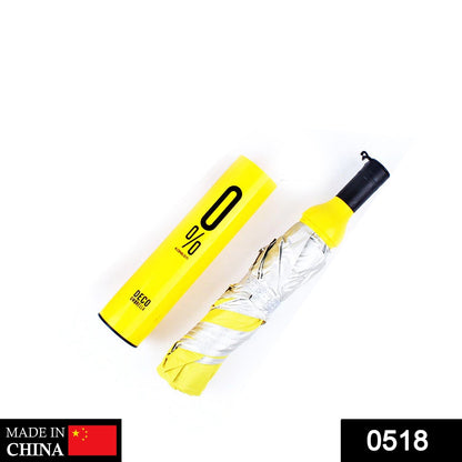 Pocket Wine Bottle Shaped Umbrella – 16-Rib Windproof Rain Protection, Compact & Stylish (1 Pc)