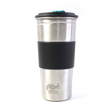 Stainless Steel Travel Tumbler – Double-Wall Insulated, Leak-Resistant Lid, Hot & Cold Beverages (~500 ML)