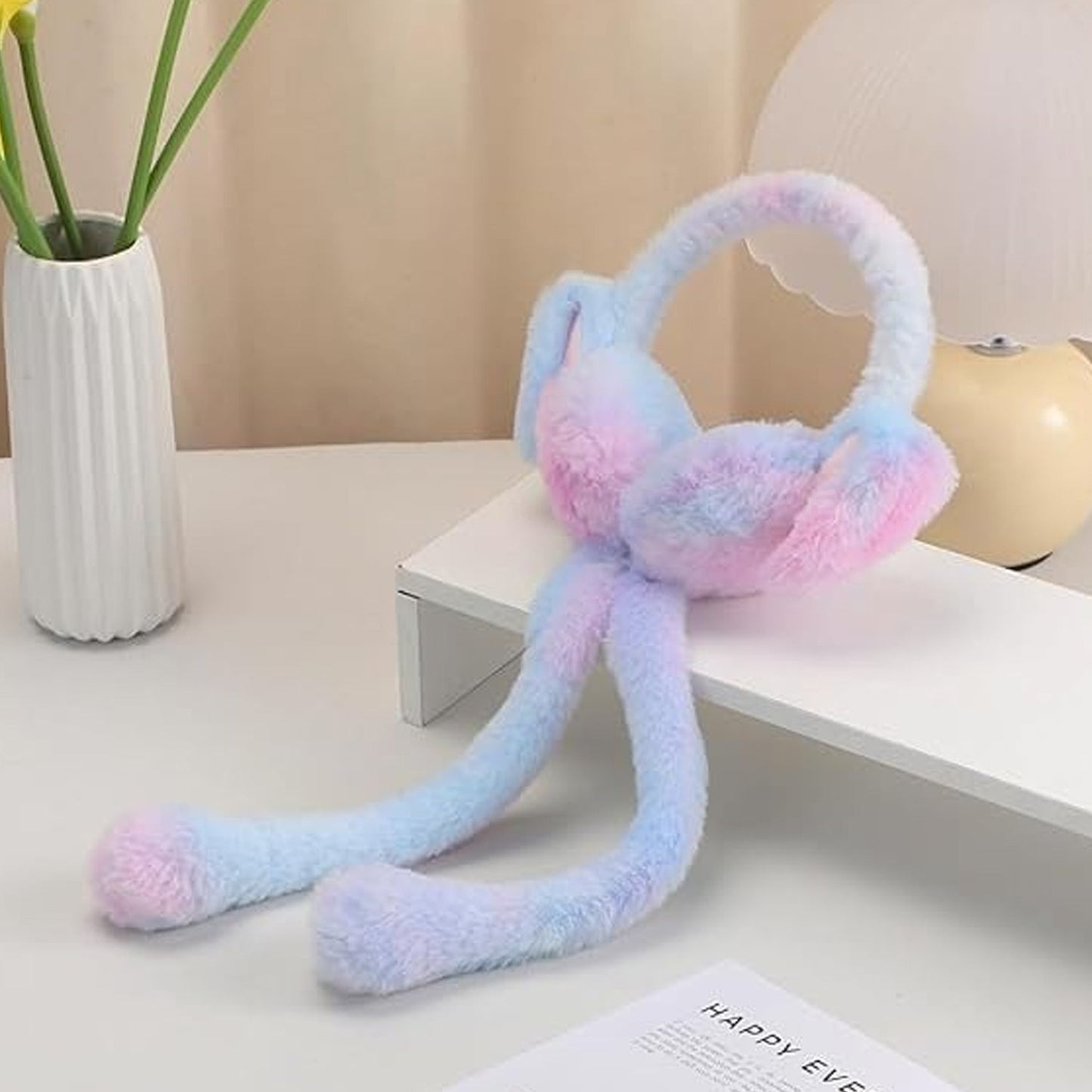 Soft Plush Winter Earmuffs for Kids – Warm Noise-Shielding Ear Covers for Cold Weather & Outdoor Use (1 Pc)