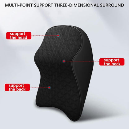 Ergonomic Car Seat Neck Support Cushion – Contoured Headrest Pillow for Comfortable Driving & Office Chair (1 Pc)