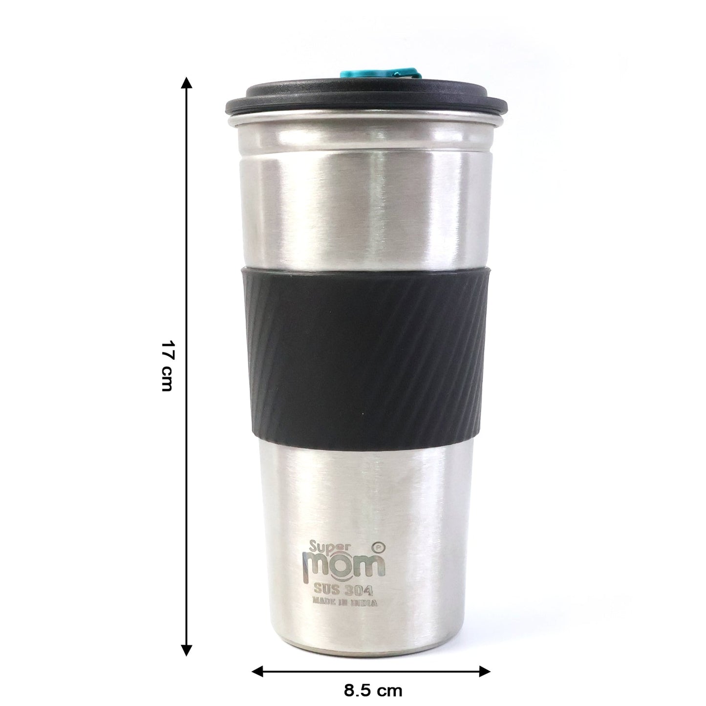 Stainless Steel Travel Tumbler – Double-Wall Insulated, Leak-Resistant Lid, Hot & Cold Beverages (~500 ML)