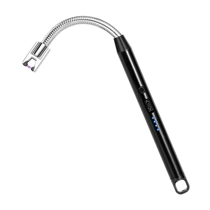 Long Flexible Electric Arc USB Lighter – Windproof Flameless Plasma Lighter for Candles, BBQ & Kitchen (1 Pc)