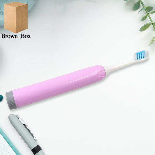 Battery-Operated Electric Toothbrush – Replaceable Head, Effective Plaque Removal for Home & Travel (1 Pc)