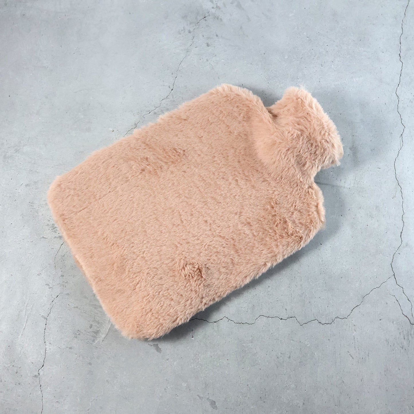 PVC Hot Water Bag with Soft Fur Cover – Reusable Heat Therapy Bottle for Pain Relief & Winter Warmth (1 Pc)