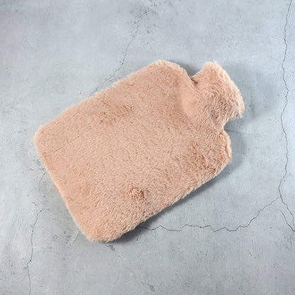 PVC Hot Water Bag with Soft Fur Cover – Reusable Heat Therapy Bottle for Pain Relief & Winter Warmth (1 Pc)