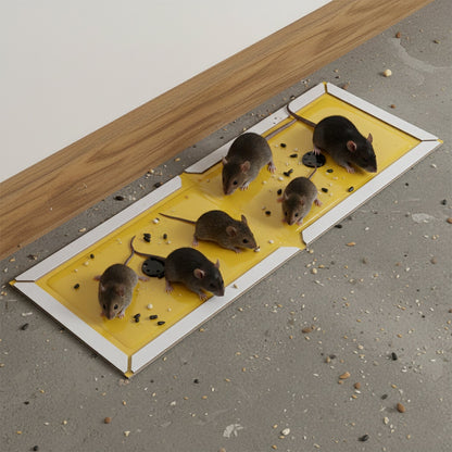 Glue Cardboard Mouse & Rat Glue Trap – Catch Mice, Insects & Lizards, Non-Toxic Home Pest Control (Pack of 10)