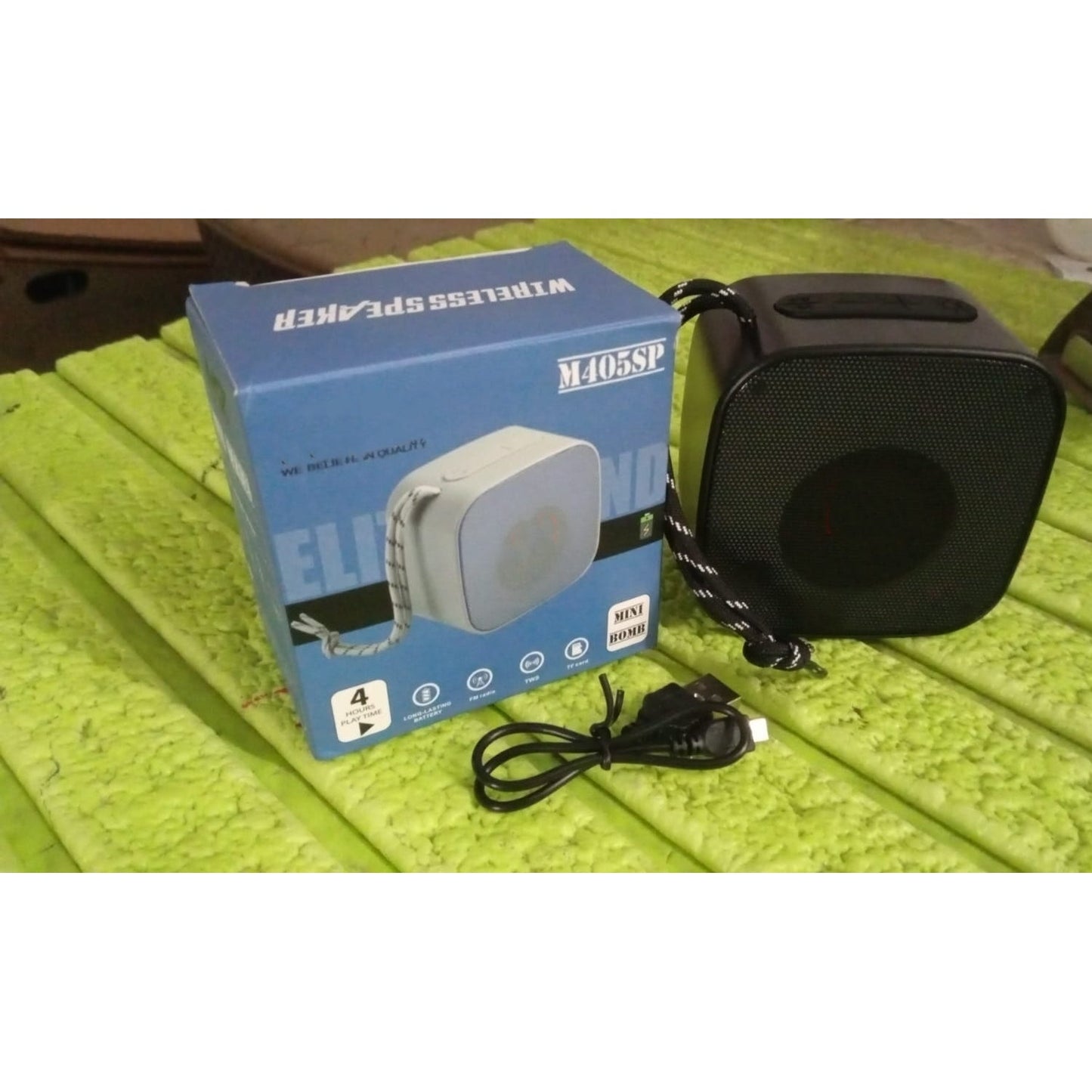Portable RGB Mini Bluetooth Speaker – 5W Dynamic Sound, 1200 mAh Battery, Colourful LED Lights (1 Pc)