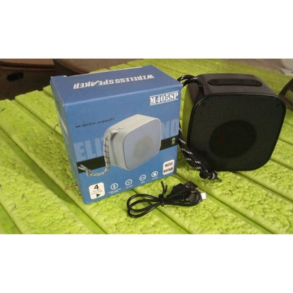 Portable RGB Mini Bluetooth Speaker – 5W Dynamic Sound, 1200 mAh Battery, Colourful LED Lights (1 Pc)